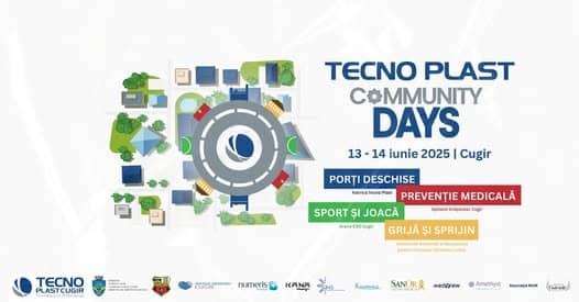 Tecno Plast Cugir își deschide porțile pentru comunitate: Eveniment dedicat sănătății, sportului și dezvoltării personale. PROGRAM