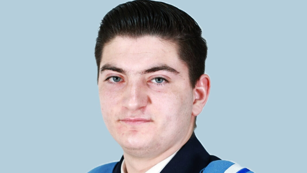 Andrei Condulescu admis primul la specializarea Artilerie și Rachete a Academiei Forțelor Terestre din Sibiu