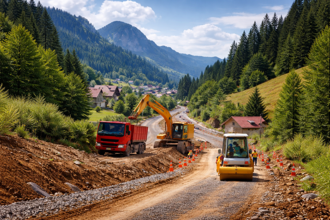 Companii renumite din Alba, în cursa pentru asfaltarea drumurilor din Arieșeni. Proiect de peste 4,4 milioane lei